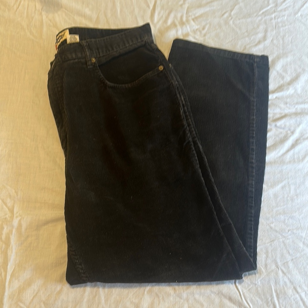 Classic Black Corduroy Pants for Men